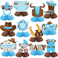 Moinchore 12 Diwali honeycomb table centerpieces with colorful 3D designs - view 8