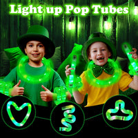 Kannove purple light up glow stick pop tubes, 12 pack - view 23