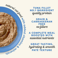 Applaws Vitality Wet Cat Food Paté, Natural Canned Cat Food, Wet Food for Cats with Added Vitamins and Minerals, Grain Free, Carrageenan Free, Fish Variety Selection Paté (12 Count, 5.5 oz Cans)
