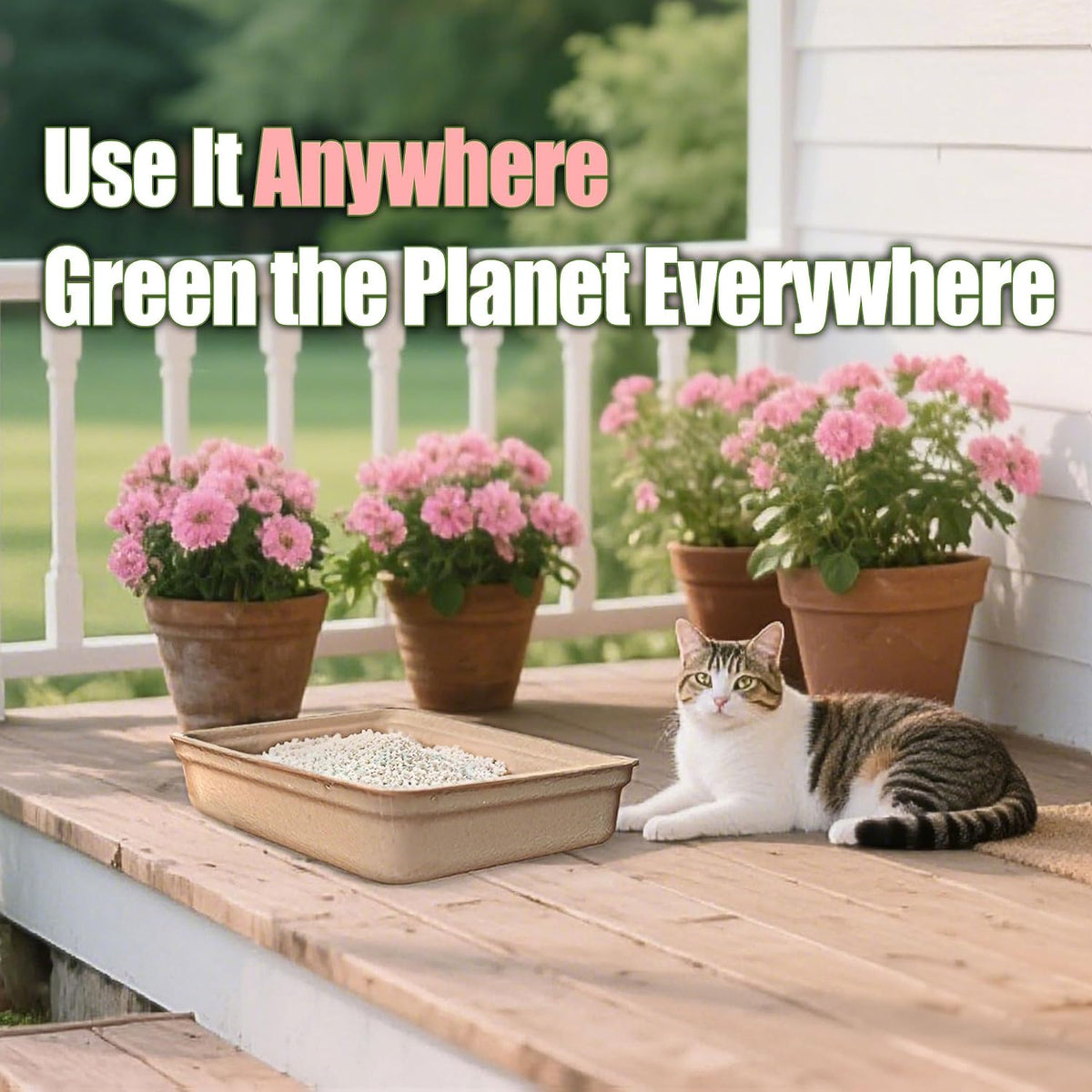 Disposable Litter Box for Cats Large: 2/4/6/8-Pack 17.5X 13.5in - 8 Packs - image 4