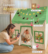 Little Dove Kids Play Tent with Mat - Green Play Tent / Medium Size - image 3