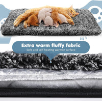 Drydiet 6 Pack Self Warming Pet Cat Dogs Pad 18 x 24 Inch Grey – Essentials for Cats - 19 x 28 Inch / Grey - image 4