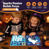 Homicozy 3Pcs Paint by Number Sticker Books for Kids 4-8 - Halloween-3pcs - image 2