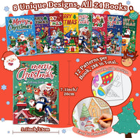 Elfew 24 pack mini Halloween coloring books for kids with pumpkin and ghost covers - view 11