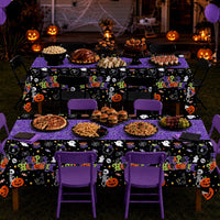 Gatherfun Ice Cream Party Supplies: 2-Pack Ice Cream Birthday Party - Purple Hallooween - image 4