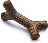 Benebone Fishbone Durable Dog Chew Toy for Aggressive Chewers - REAL Maplewood / Stick / Small