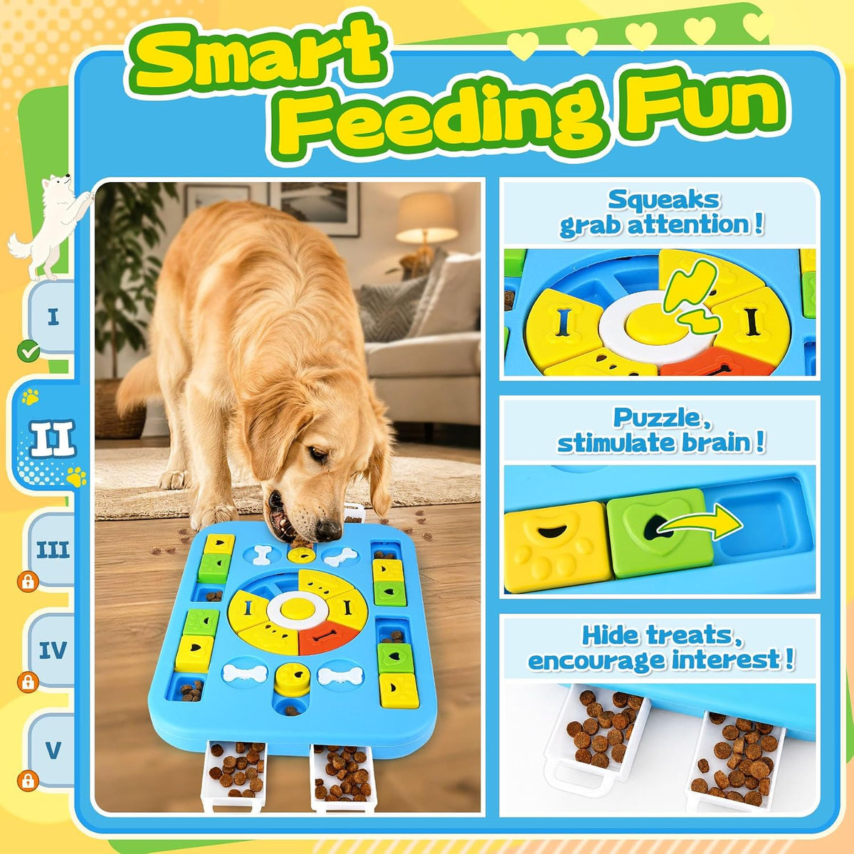 Forfon 9 Pack Dog Enrichment Toy Set with Puzzle Toy & Lick Mats – Essentials for Dogs - Expert Dog Puzzle Toys - image 3