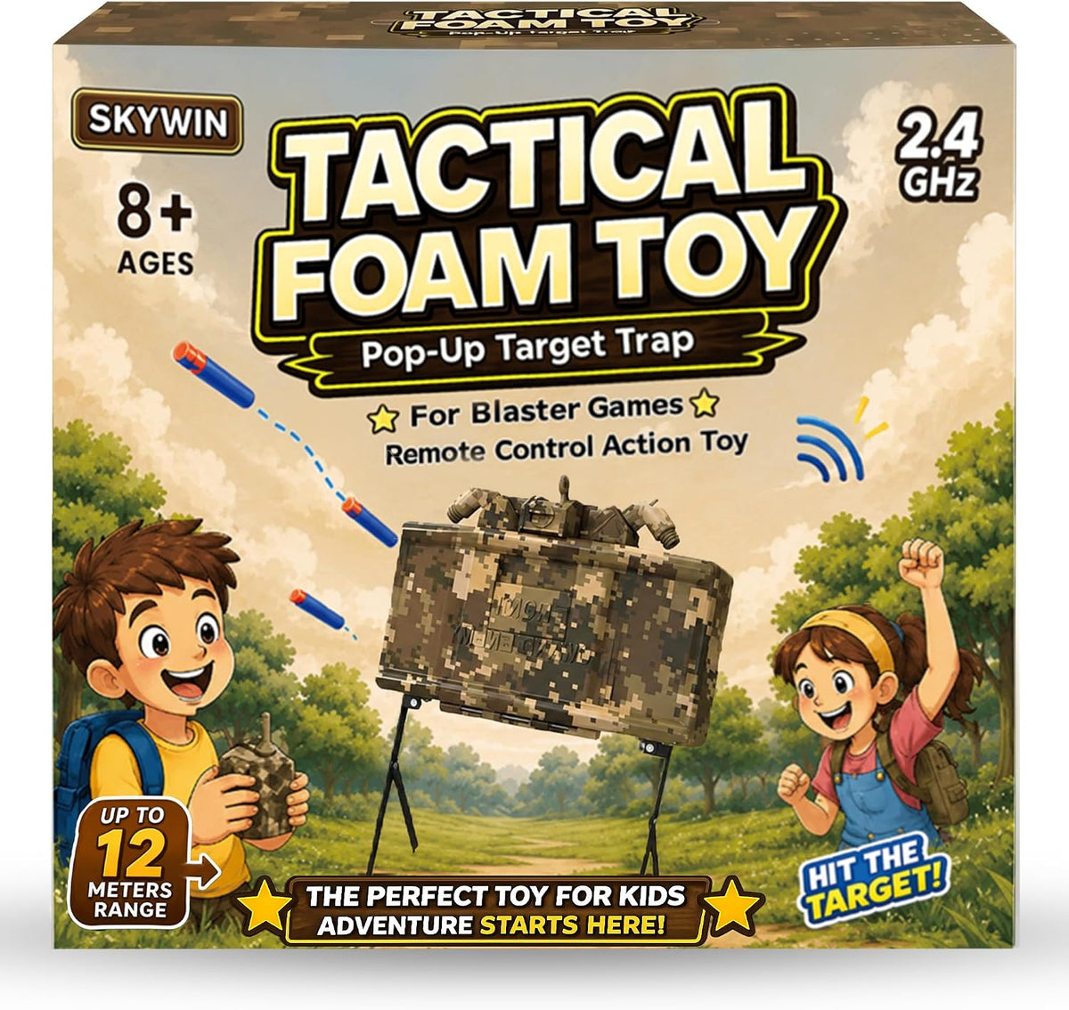 Skywin Toy Action Set for Play Games - 1 Pack / Brown.