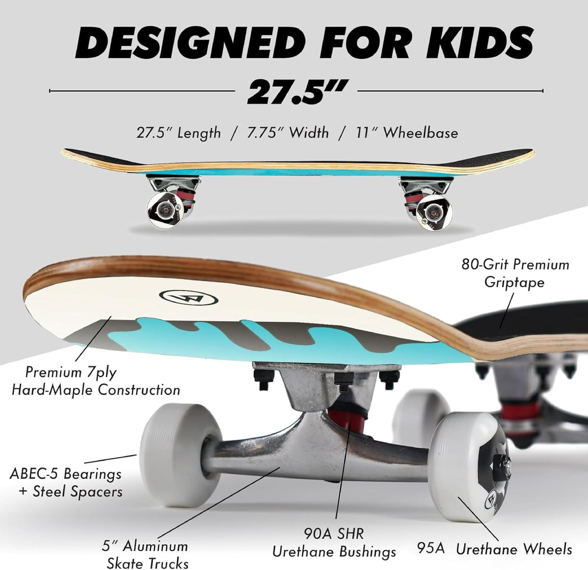 Magneto Complete Skateboard - Ice Cream - image 2