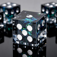 AUSTOR 6-piece 16mm sharp edge resin D6 dice set with metal case - view 5