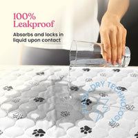 Super Absorbent Washable Pee Pads for Dogs - Rectangular - White / 36x41 - image 4