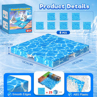 GraceDuck 300 PCS Magnetic Blocks, Magnetic Building Blocks - Blue - 8pcs - image 3