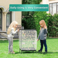 Bird Cage Seed Catcher, Seed Catcher Guard Net Cover - Daisy-white / 15.7" x87" - image 2