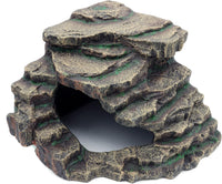 Extra Large Resin Reptile Hideouts Cave Habitat Decor – Essentials for Reptiles And Amphibians - A- Extra Large