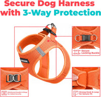 Voyager Step-in Air Dog Vest Harness - Orange / XS (Chest: 13 - 14.5") - image 2