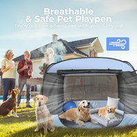 XXLarge Popup Portable Dog Houses - Gray / XLarge, 5.3' x 5.3' x 4'H - image 4