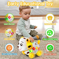 ToddlerCley Musical Puppy Toys for 1 Year Old Girl Gifts - Yellow - image 3