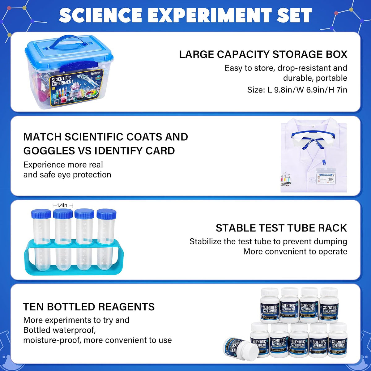 Science Kit for Kids, 80 Science Lab Experiments - Science kit with 120 experiments - image 4