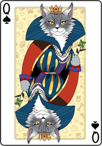 Cat Playing Cards Themed Deck for Adults - Collectible Card Games for Teens, Women and Men - Card Games For Adults on Family Game Night - 54 Cards for Solitaire or Poker - Fun Gifts for Cat Lovers