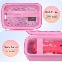 Elonbo pink carrying case for Blinger Diamond Starter Set with double zipper - view 11