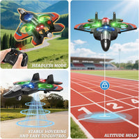 4DRC V32 Foam Remote Control Airplanes RC Planes for Kids Adults - Orange-3 Batteries - image 4