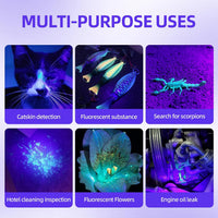 UV Flashlight Black Light - 1 pack - image 2