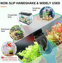 hygger Aquarium Glass Cleaner, Magnetic Fish Tank Cleaner Brush with 2 Aquarium Alg-ae Scrapers Floating Strong Magnetic (M)