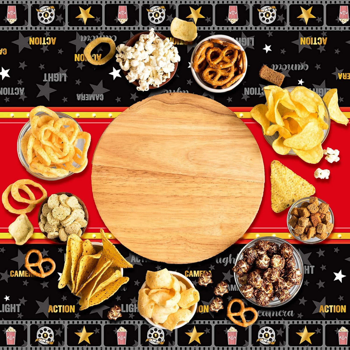 Irenare 1 Piece Cobblestone Stone Tablecloth - 3 / Movie Night - image 3