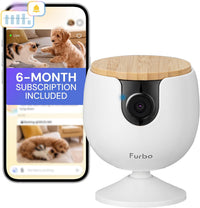 Furbo 360° Dog Camera [Core Features, No Ongoing Cost] – Essentials for Dogs - 6mo Subscription Included / Mini Non-rotating Camera