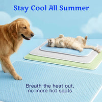 Mora Pets Dog Cooling Mat Instant Pet Cooling Pad Bed for Large Dogs - Blue / 36-Inch (Medium) - image 3