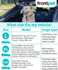 SUV Cargo Liner for Dogs - Water-Resistant Pet Trunk Cargo Cover Mat for SUVs and Sedans - Black / Large (35"L x 40"W) - image 2