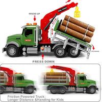 Dwi Dowellin Kid Trucks Toys for Boys Age 3-5 - farm truck - image 3
