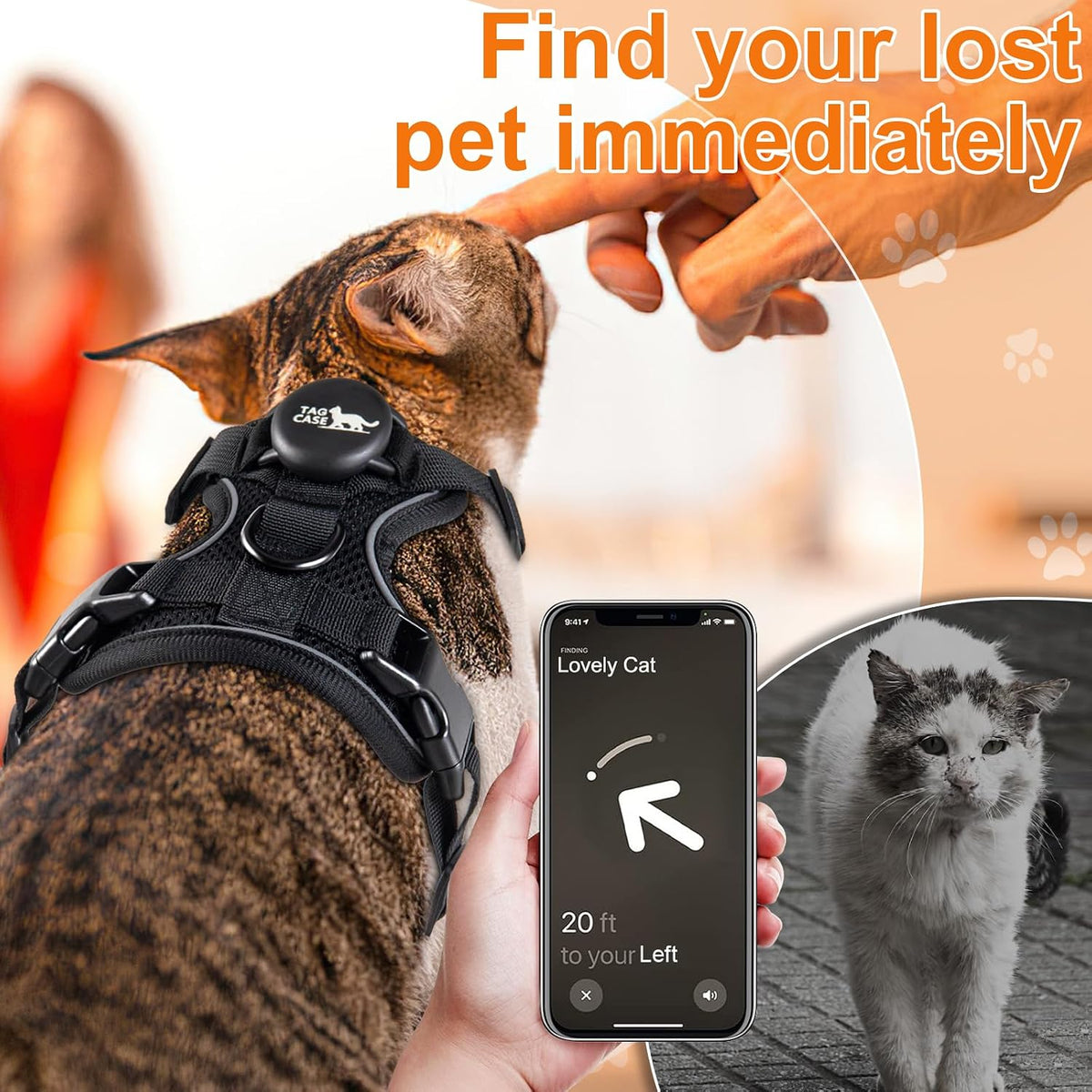 Cat Harness and Leash for Walking - XS / Black - image 4