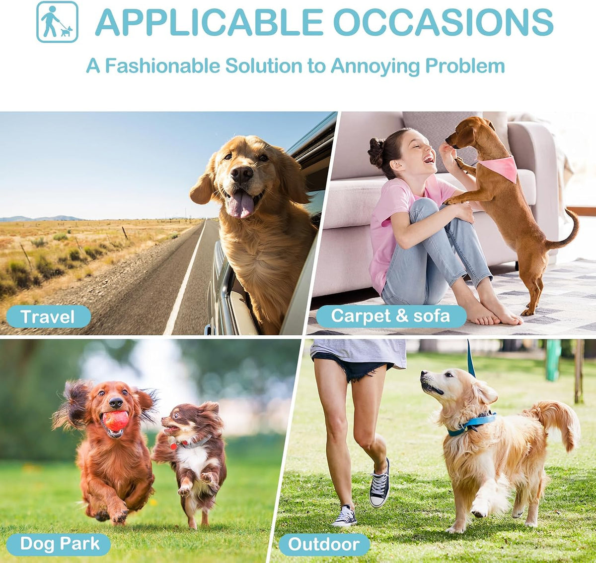Avont 3 Pack Reusable Dog Diapers Female-Strawberry/Orange/Cherry – Essentials for Dogs - Fruit Pattern - Strawberry/Orange/Cherry / L - image 3