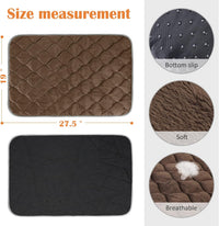 Self Warming Cat Bed Self Heating Cat Mat Thermal Pet Bed Mat - Coffee / 27.6"L x 18.8"W x 0.5"Th - image 3