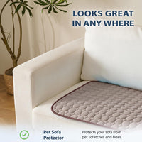 MICROCOSMOS Summer Cooling Mat & Sleeping Pad - 24" x 18" / Brown - image 4