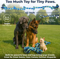 Pacific Pups Products Giant Dog Rope Toy - Neon / 2 Pack - image 4