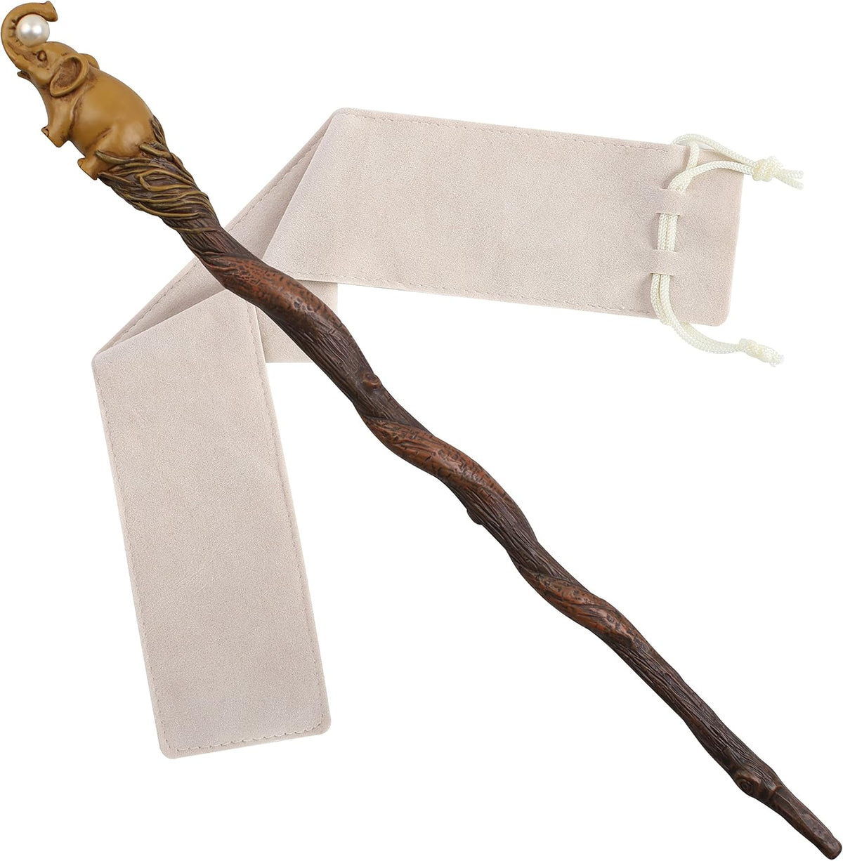 WinSence Magic Wizard Witch Sorcerer Witchcraft Wand for Collectible - Elephant