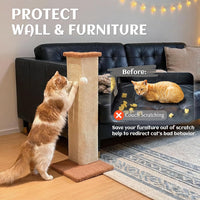 PETKARAY Couch Corner Cat Scratcher - Beige / Corner - image 4