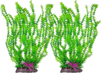 Aquarium Plastic Plants Extra Large Aquarium Plant 20.4-inch Tall - A*2 Pcs / 20.4 in