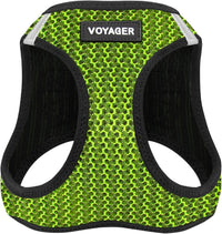 Voyager Step-in Air Dog Vest Harness - Lime Green 2-Tone / XL (Chest: 20.5 - 23")