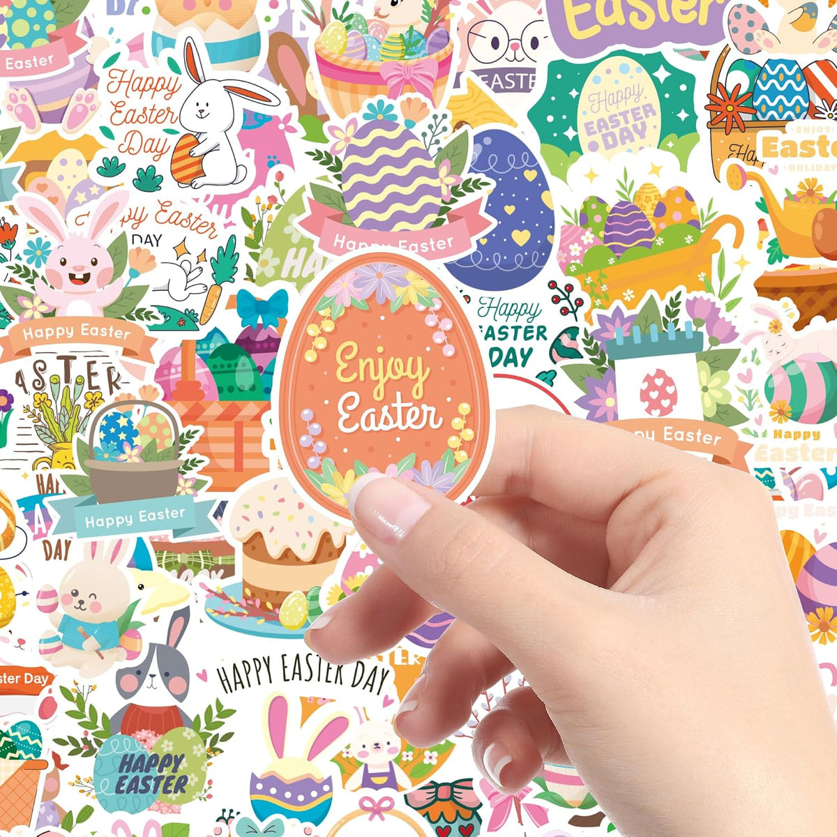 Stickers for Kids, Water Bottle Scrapbook Stickers for Toddlers - Easter - image 3