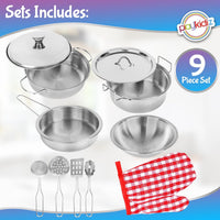 Playkidz Stainless Steel Pots and Pans - image 2
