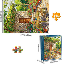 Funny Dog Pizza Jigsaw Puzzles, Food Kitchen - Sunny Summer Patio - image 3