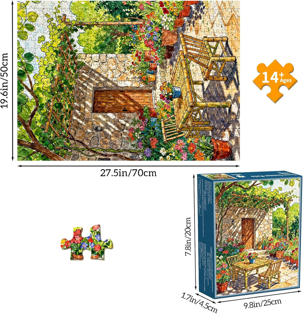 Funny Dog Pizza Jigsaw Puzzles, Food Kitchen - Sunny Summer Patio - image 3