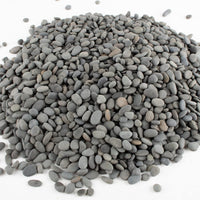 CJGQ Decorative River Rocks Pebbles for Succulents - 7lb / Black-Medium