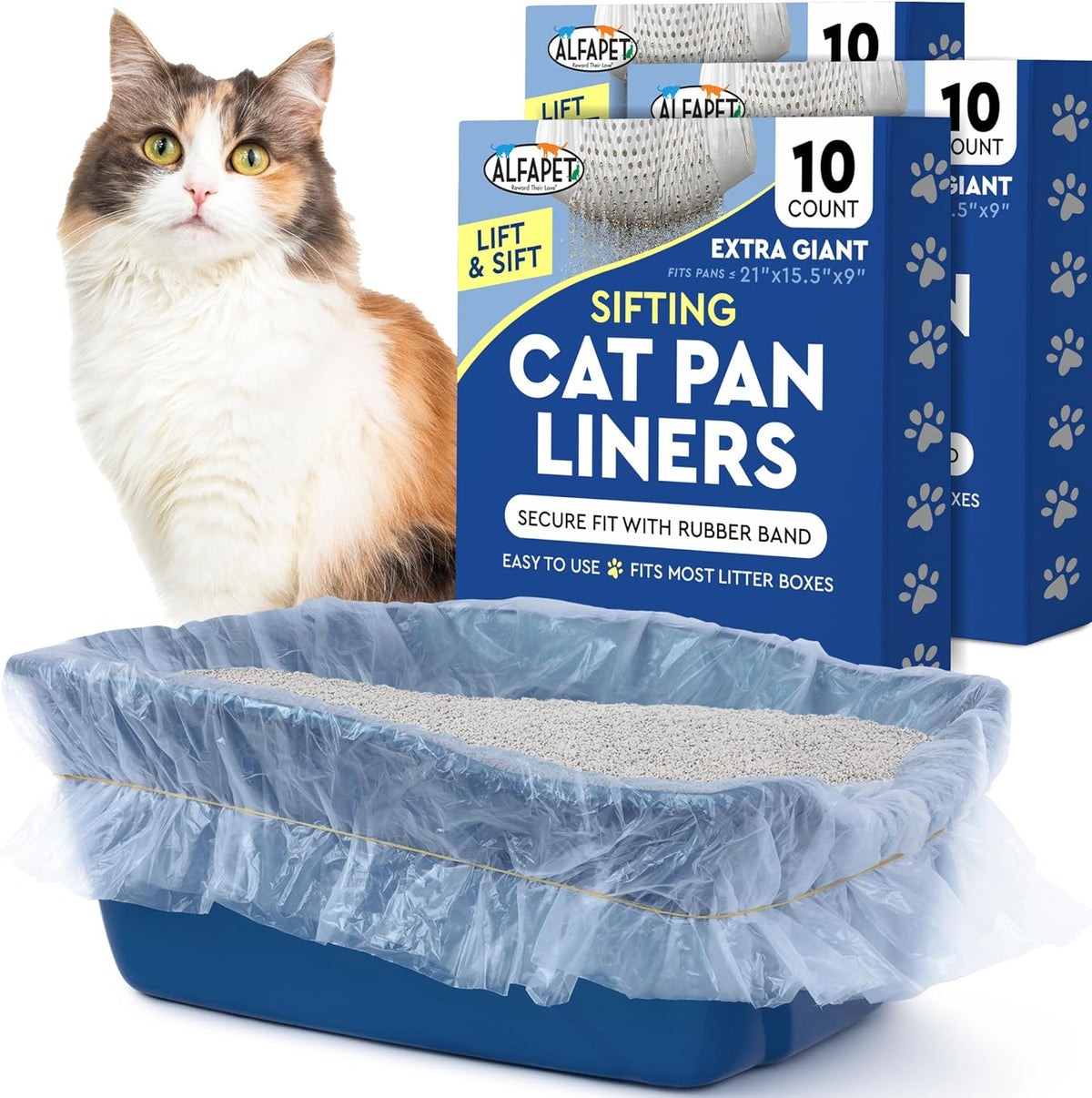 Alfapet Original Sifting Cat Litter Box Liners