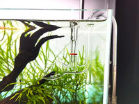 Glass Lily Pipe Set Outflow with Surface Skimmer & Multi-Level Water Intake (17mm for 16/22mm (5/8'' i.d.) tubing)