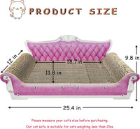 Luxury Cardboard Cat Scratcher Sofa Bed - Pink Sofa - image 3