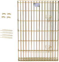 MidWest 30-Inch Exercise Pen, Single Door, 16 Sq Ft Play Area – Essentials for Dogs - Gold Zinc w/ Door / 24" H - image 3